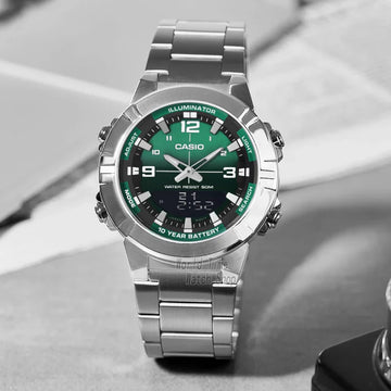 Premium Casio AMW 870D Stainless Steel Band With Box - COD + Free Delivery!