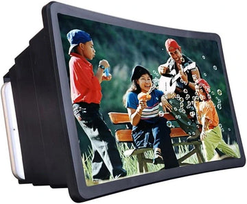 Mobile Phone Screen Magnifier Stand Holder 3X HD Video Amplifier