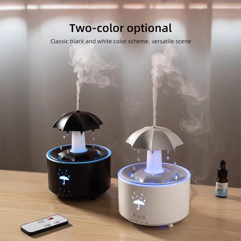 50% Sale Off Today Umbrella Rain Cloud Humidifier with Aroma – Aromatherapy Air Diffuser